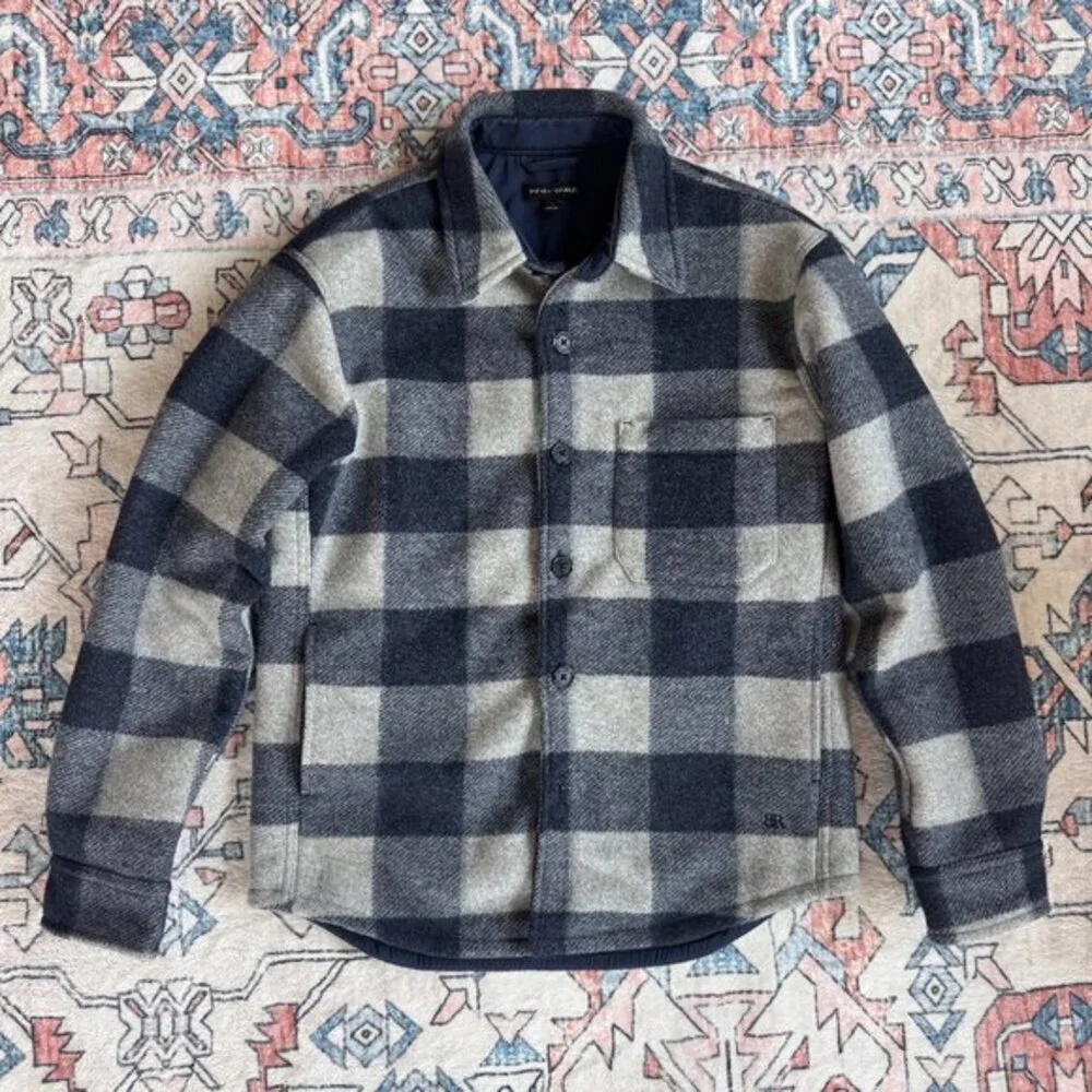 Banana Republic Men's Heritage Shirt Jacket Flannel - size Small